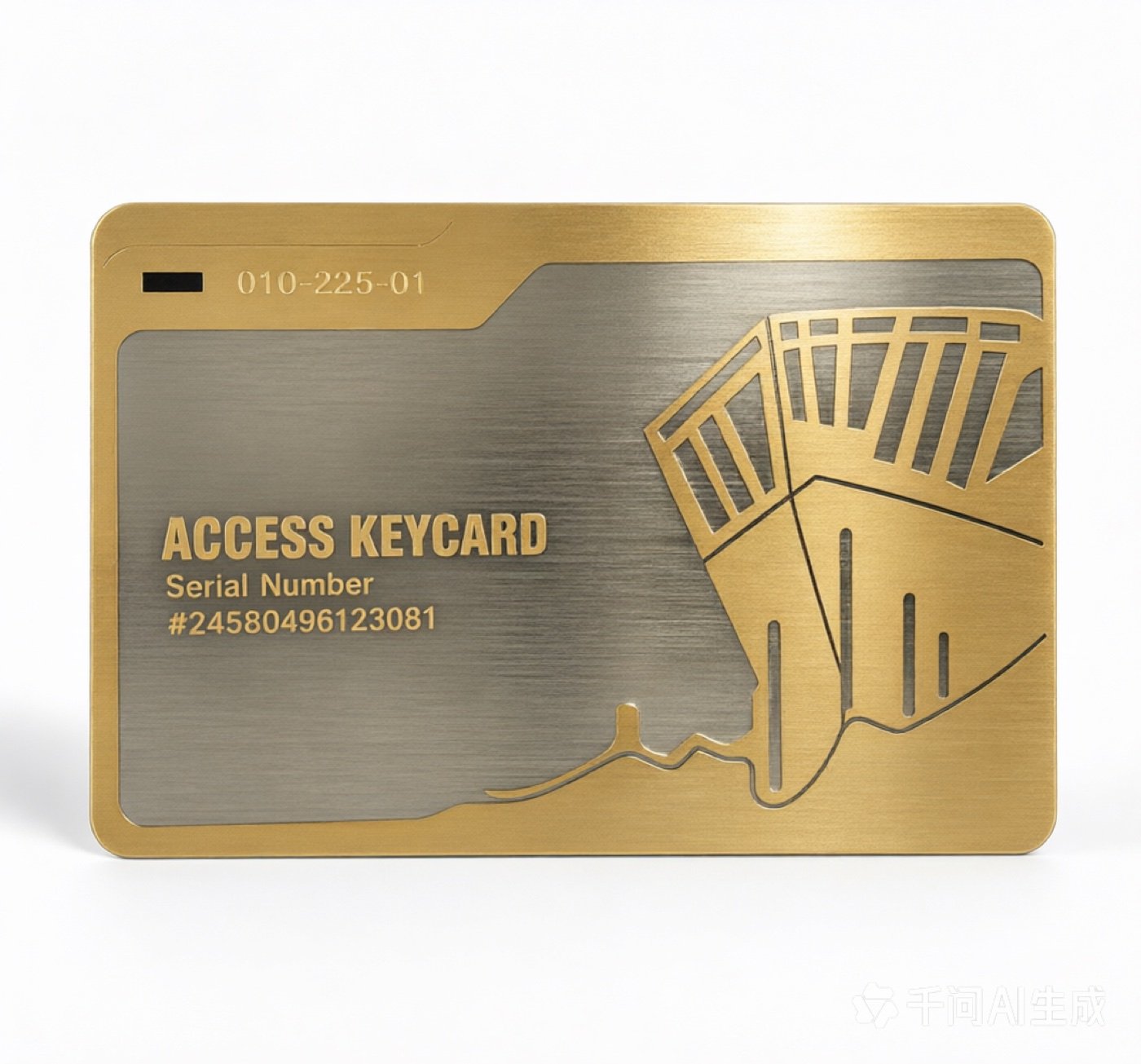 Supplied category cover for luxury metal cards