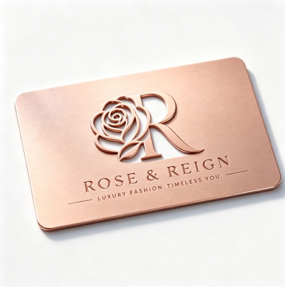 Supplied Luxury Metal Cards reference 3
