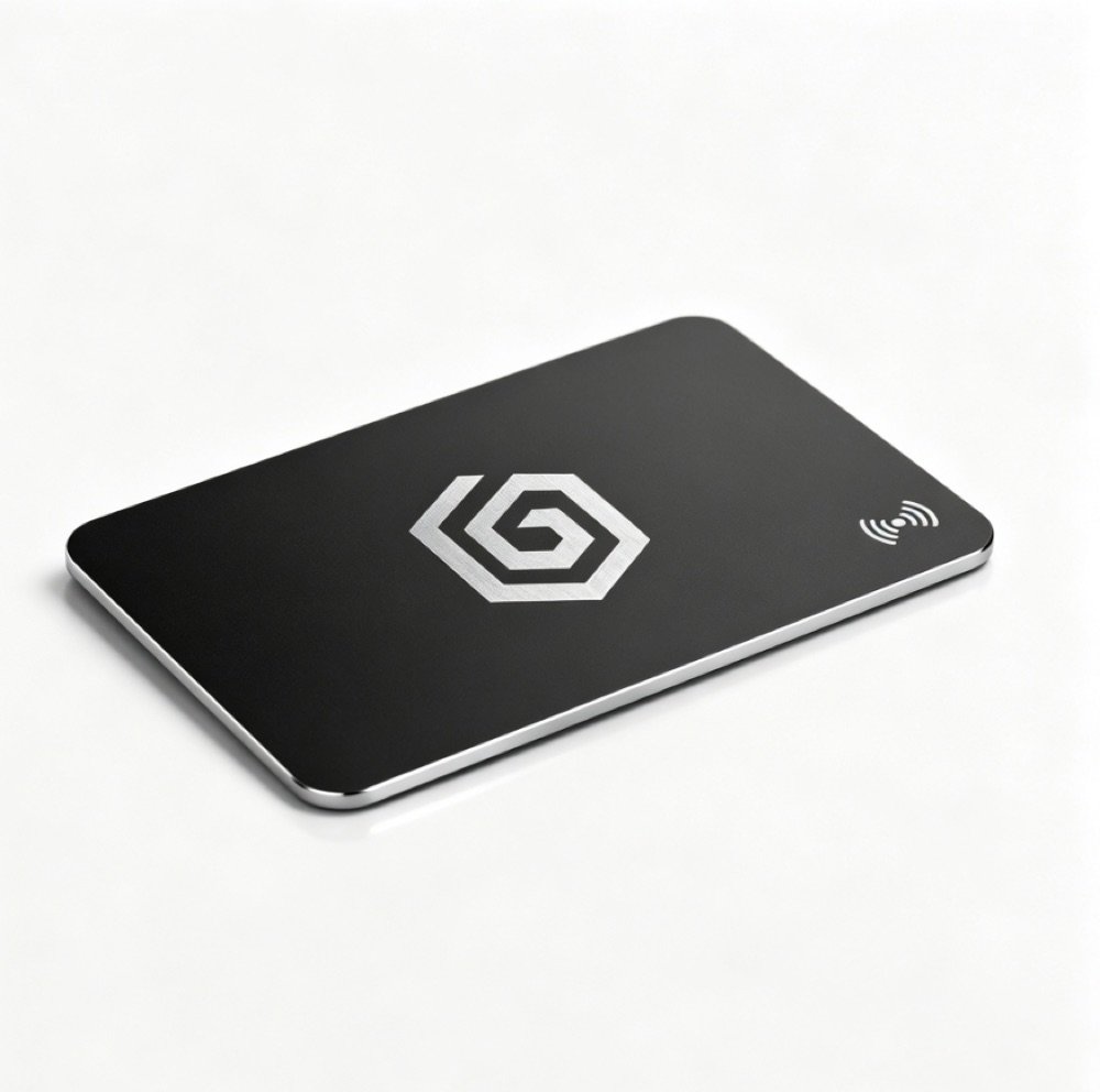 Supplied NFC Metal Cards reference 1