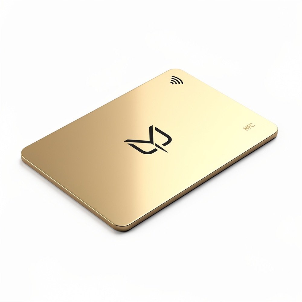 Supplied NFC Metal Cards reference 3