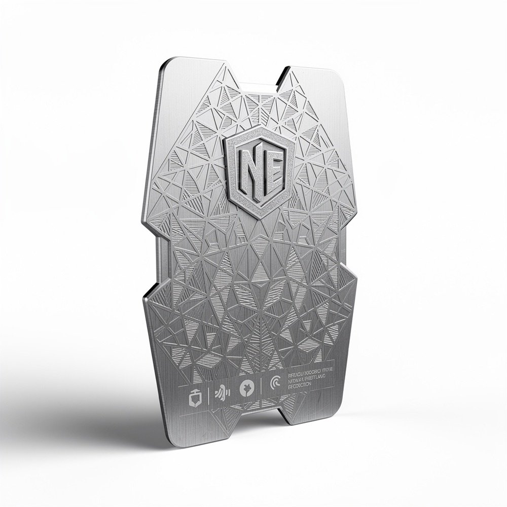 Supplied NFC Metal Cards reference 4