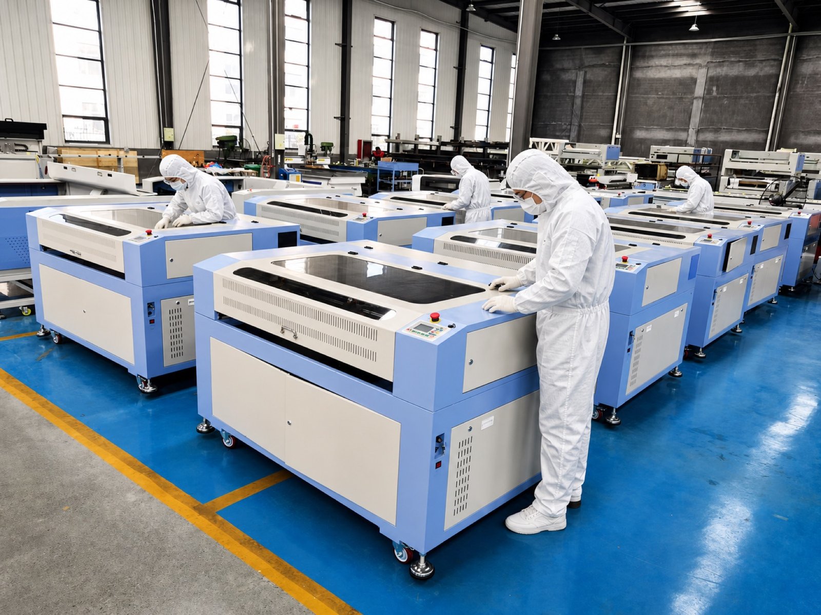 Operators working across multiple production stations